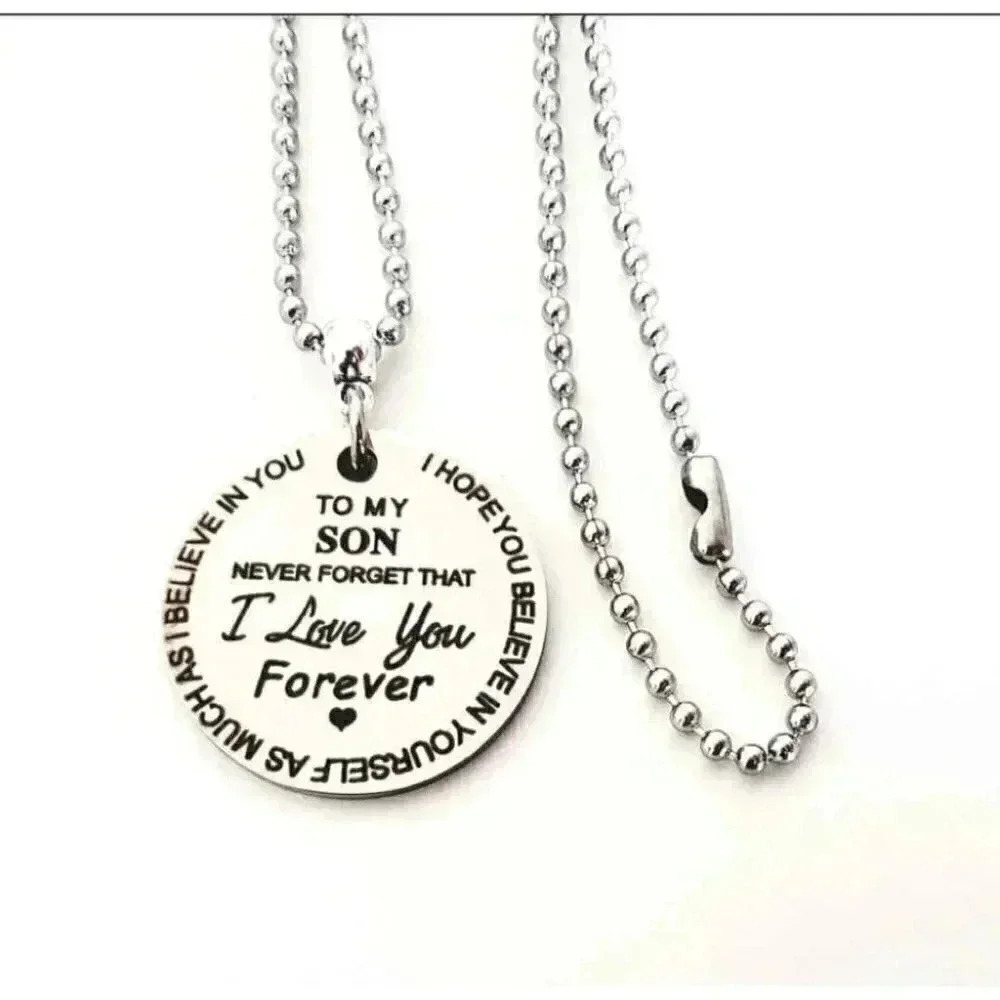 To my SON I'll Always Love You Necklace